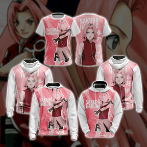 Naruto - Sakura Haruno Unisex Zip Up Hoodie