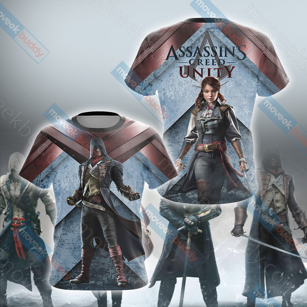 Assassin's Creed Unity New Collection Unisex 3D T-shirt