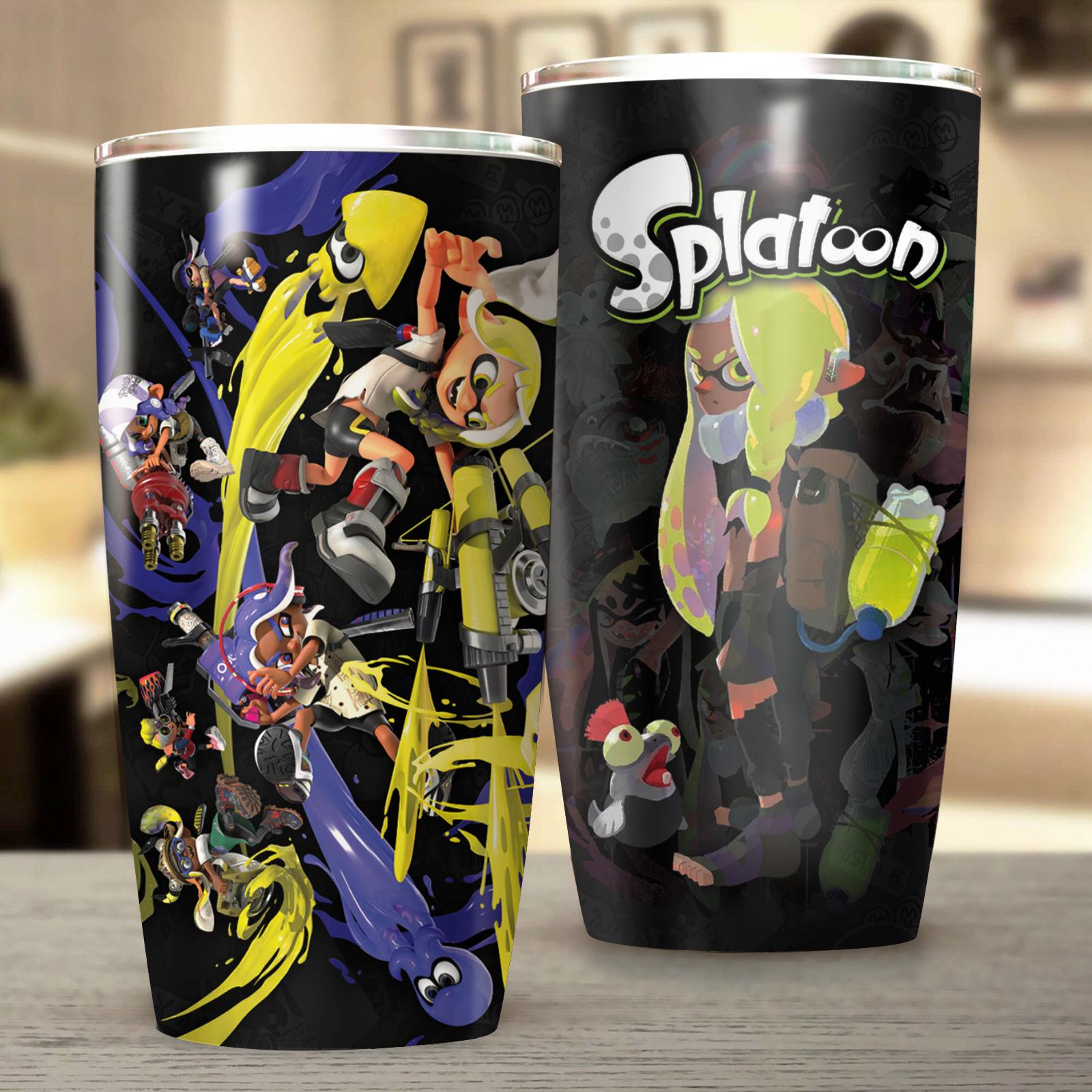 Splatoon Video Game Insulated Stainless Steel Tumbler 20oz / 30oz