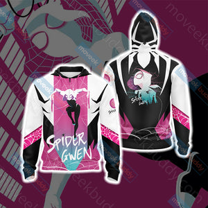 Spider-Gwen Unisex Zip Up Hoodie Jacket