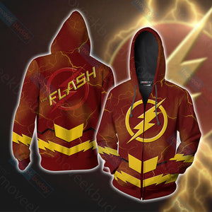The Flash Unisex Zip Up Hoodie Jacket