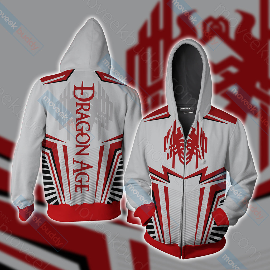 Dragon Age - Amell Family Crest Unisex Zip Up Hoodie Jacket