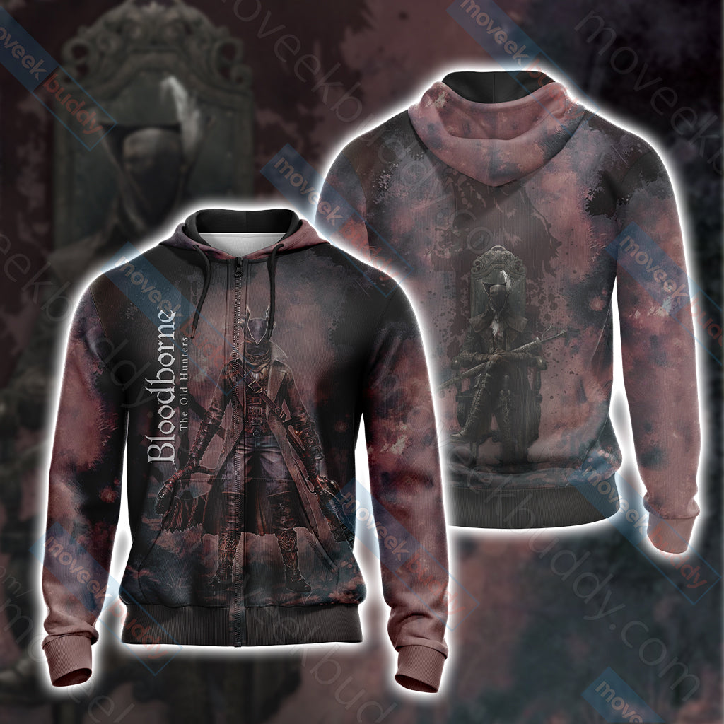 Bloodborne - The Hunter New Unisex Zip Up Hoodie Jacket