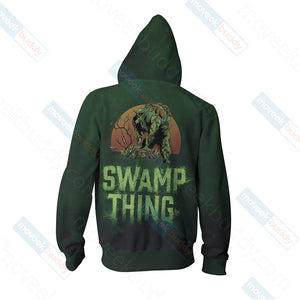 Swamp Thing Unisex Zip Up Hoodie Jacket