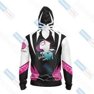 Spider-Gwen Unisex Zip Up Hoodie Jacket