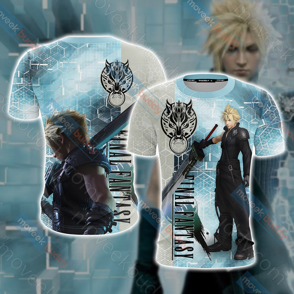 Final Fantasy - Cloud Unisex 3D T-shirt