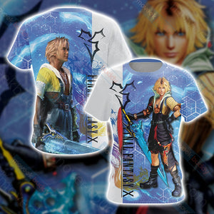 Final Fantasy X - Tidus New Unisex Zip Up Hoodie Jacket