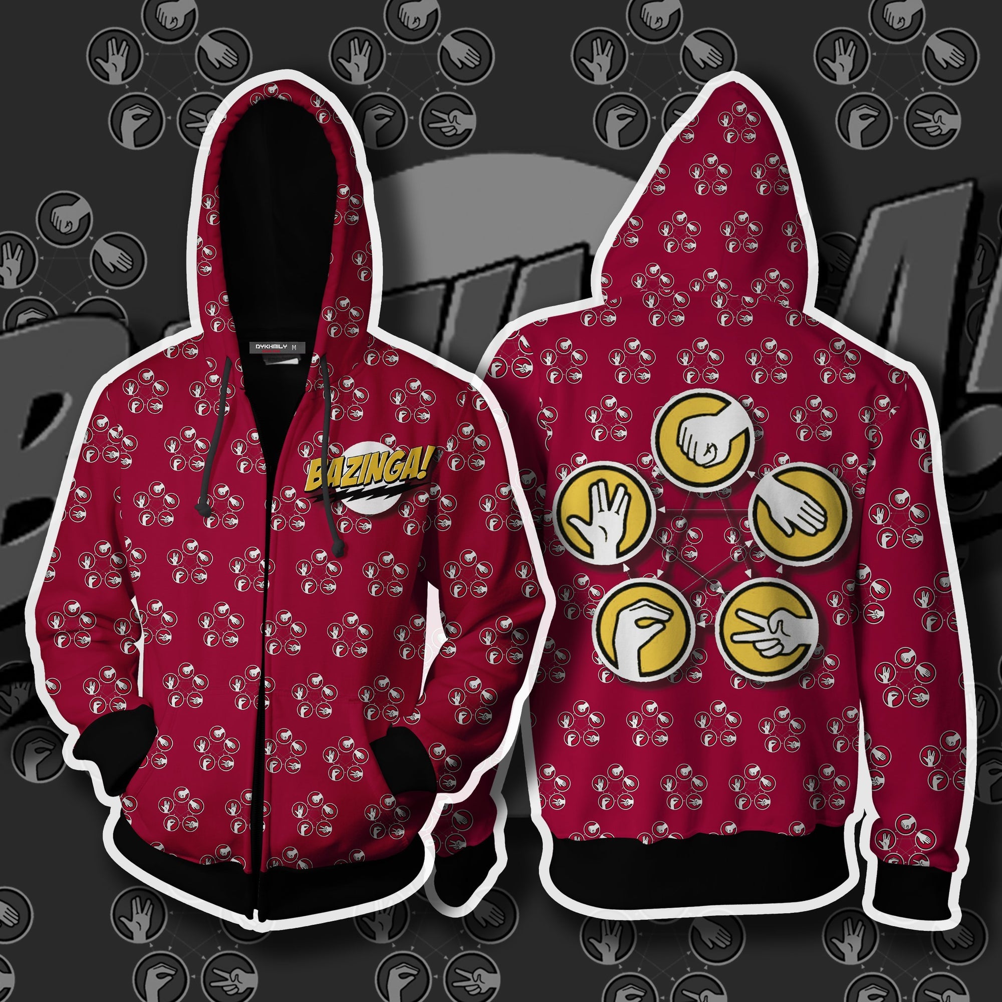 The Big Bang Theory Zip Up Hoodie