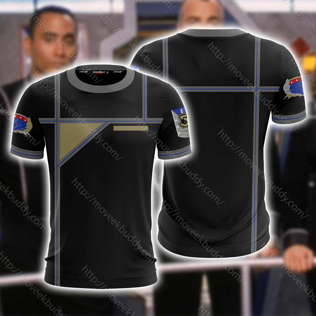 Babylon 5 Army Of Light Uniform Cosplay Unisex 3D T-shirt
