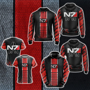Mass Effect - N7 New Version Unisex 3D T-shirt
