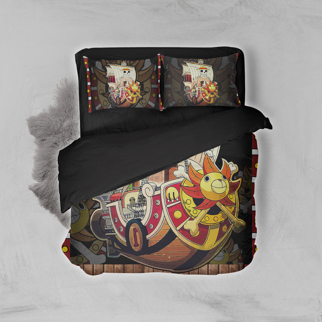 One Piece Luffy's Thousand Sunny Ship Bed Set