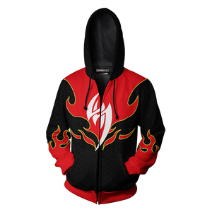 Tekken - Jin Kazama Cosplay Zip Up Hoodie Jacket