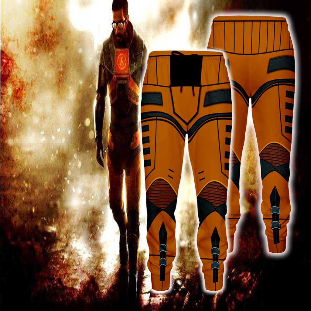 Half-Life Gordon Freeman Cosplay Jogging Pants
