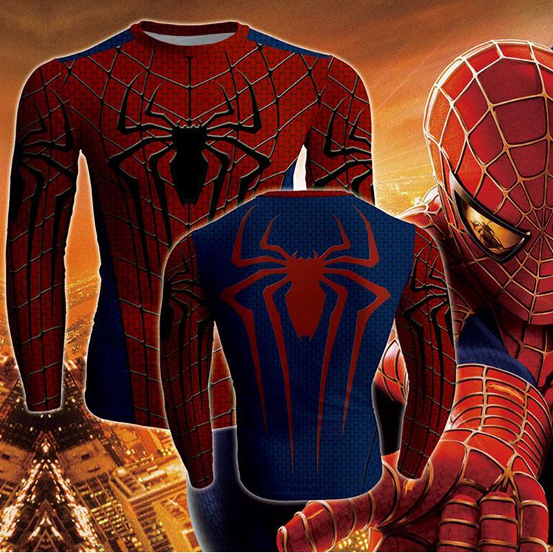 The Amazing Spider-Man 2 Peter Parker Cosplay Long Sleeve Compression T-shirt