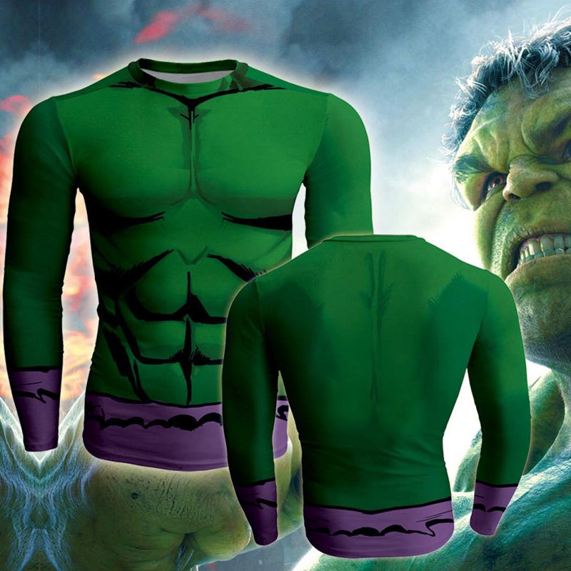 The Hulk Cosplay Long Sleeve Compression T-shirt