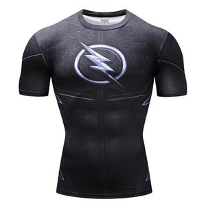 The Black Flash Cosplay Short Sleeve Compression T-shirt