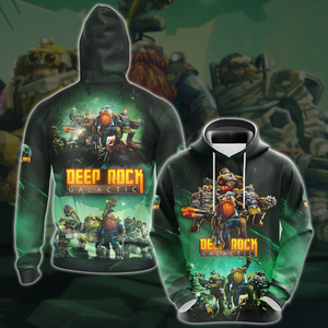 Deep Rock Galactic Video Game 3D All Over Printed T-shirt Tank Top Zip Hoodie Pullover Hoodie Hawaiian Shirt Beach Shorts Jogger