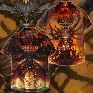 Diablo Immortal Video Game 3D All Over Print T-shirt Tank Top Zip Hoodie Pullover Hoodie Hawaiian Shirt Beach Shorts Jogger