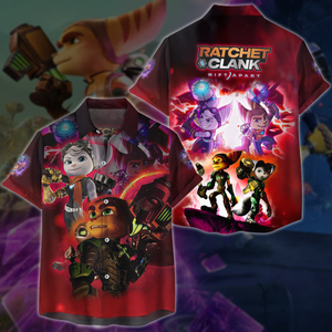 Ratchet & Clank: Rift Apart Video Game 3D All Over Printed T-shirt Tank Top Zip Hoodie Pullover Hoodie Hawaiian Shirt Beach Shorts Jogger