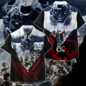 Dungeons And Dragons Video Game 3D All Over Print T-shirt Tank Top Zip Hoodie Pullover Hoodie Hawaiian Shirt Beach Shorts Jogger
