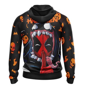 Deadpool x Spider Man - Halloween Unisex 3D Hoodie