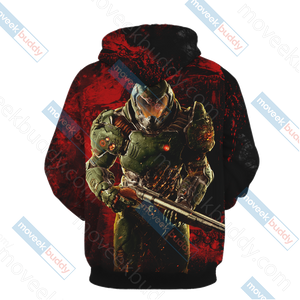 Doom - Doomguy Unisex 3D Hoodie