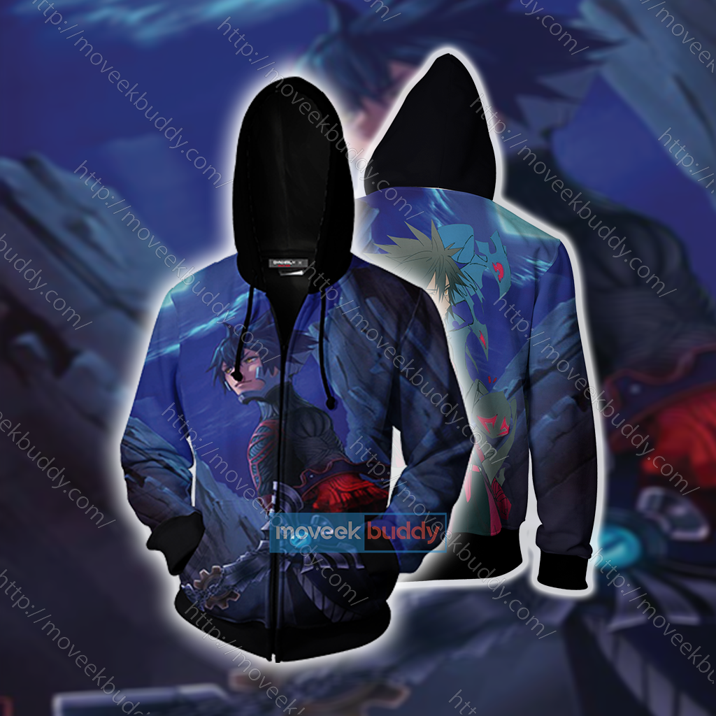 Kingdom Hearts Vanitas Cosplay Zip Up Hoodie Jacket