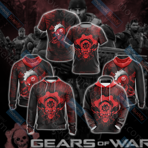 Gears of War New Look Unisex Zip Up Hoodie Jacket