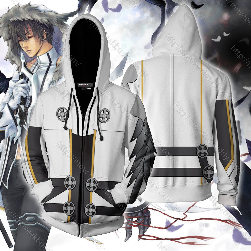 Elsword Raven BM (Blade Master) Cosplay Zip Up Hoodie Jacket