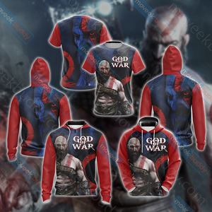 God Of War - Kratos New Collection Unisex Zip Up Hoodie Jacket