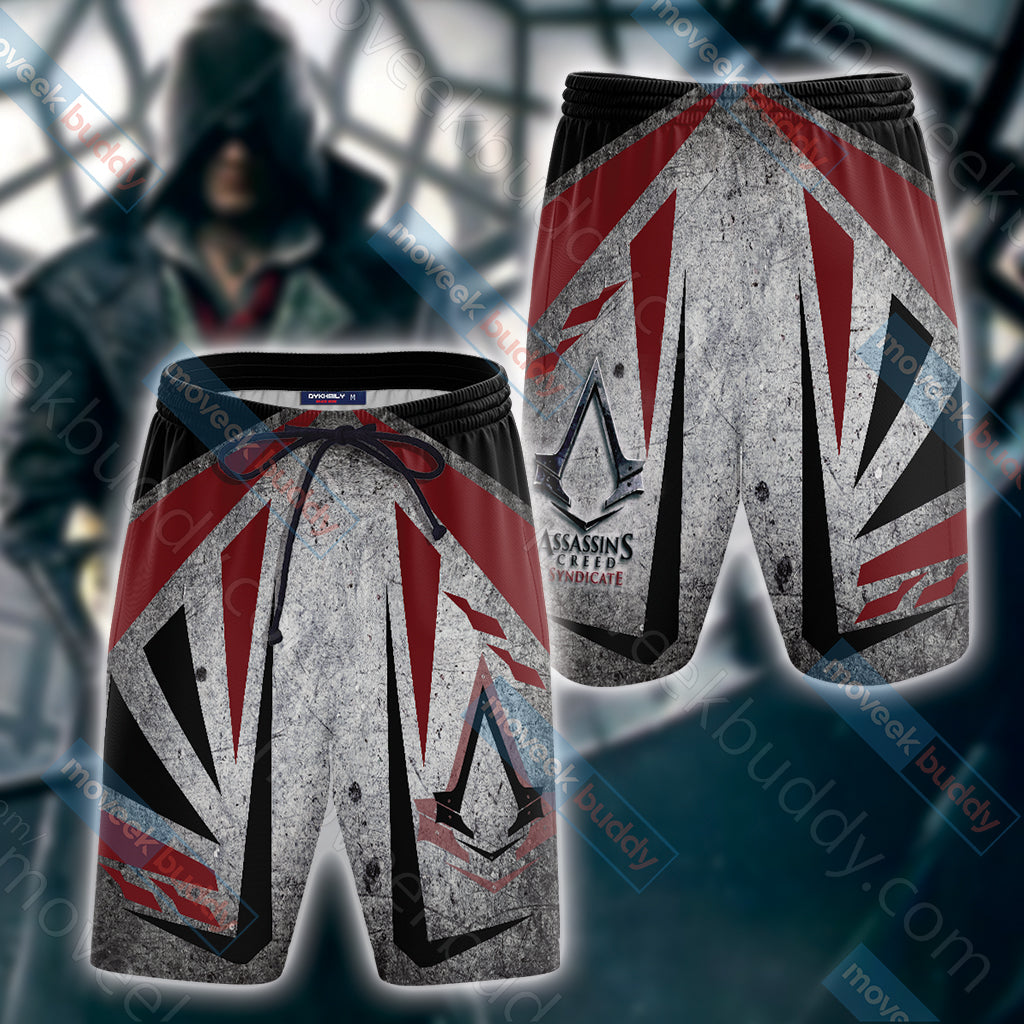 Assassin's Creed Syndicate Unisex 3D Beach Shorts