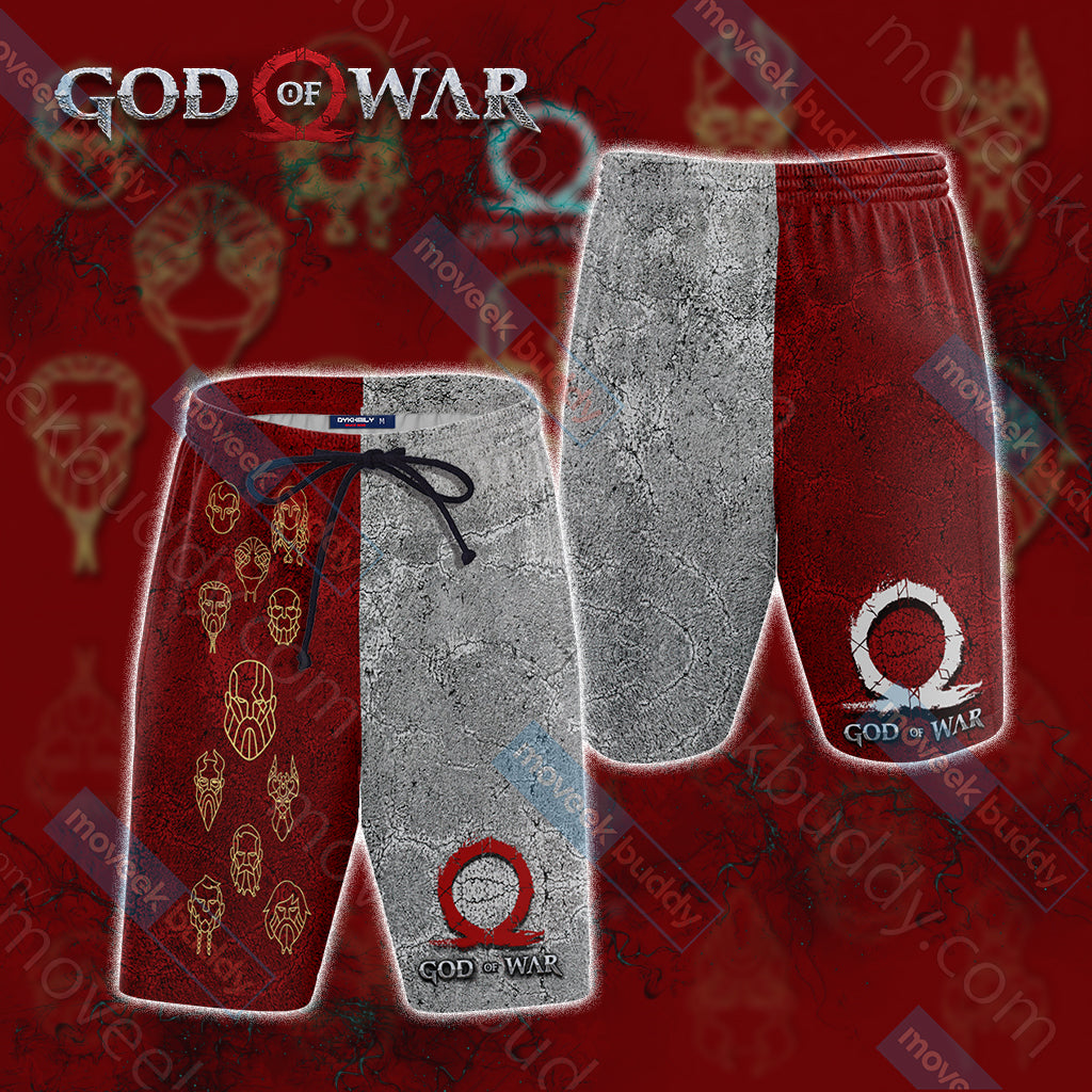 God Of War Symbol New Look Unisex Beach Shorts