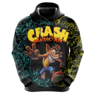 Crash Bandicoot New Unisex 3D Hoodie