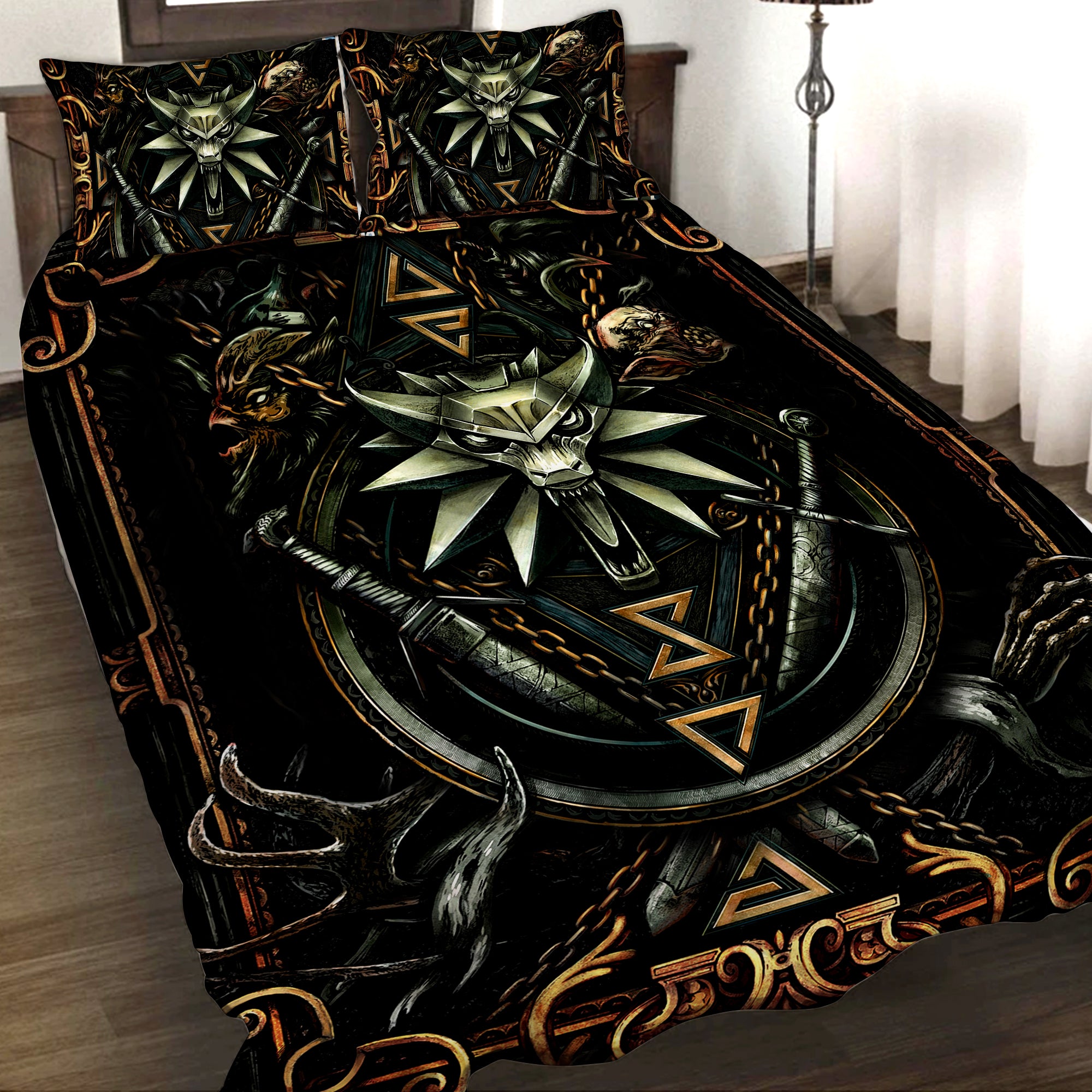 Witcher Symbol 3D Quilt Set