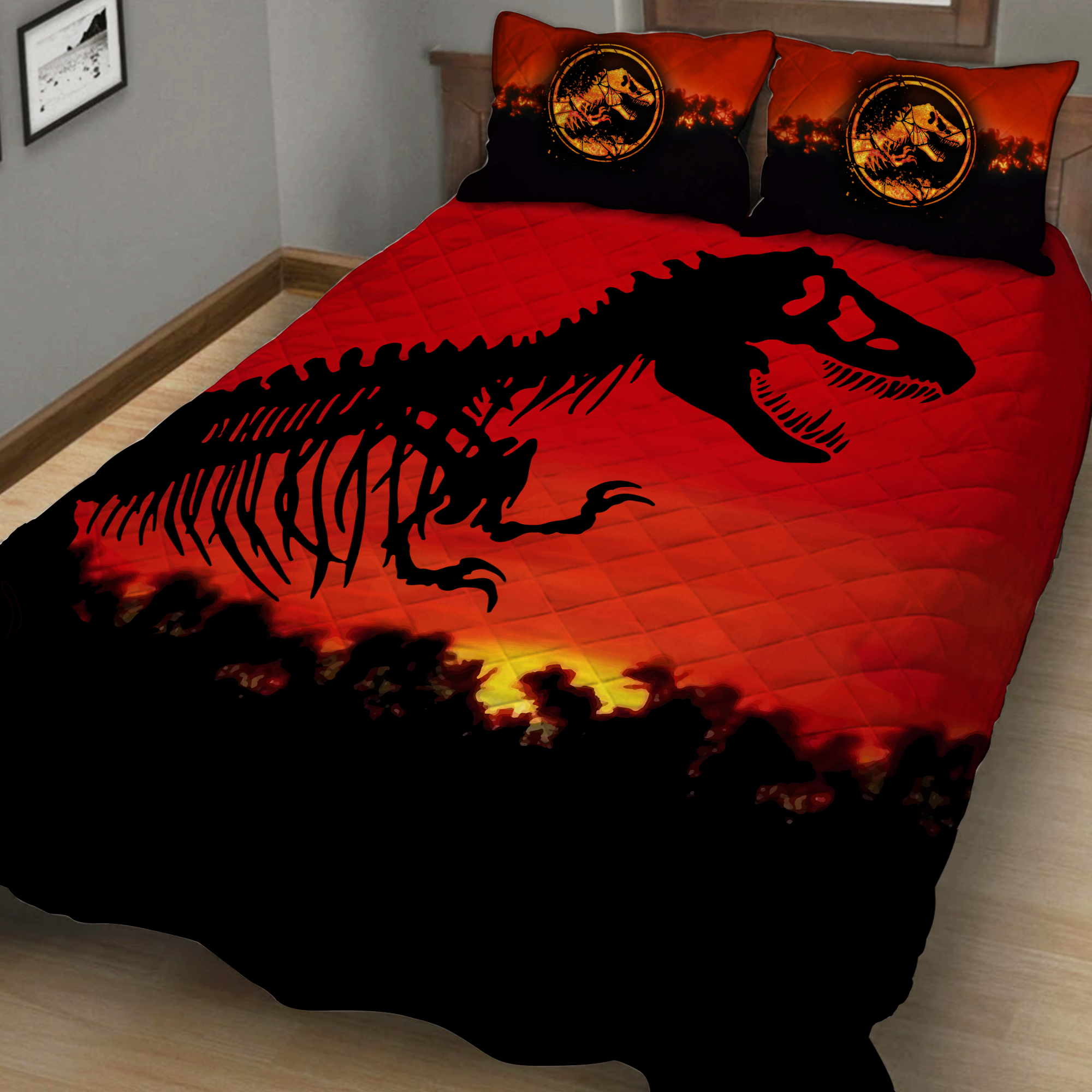 Jurassic Park 3D Quilt Set
