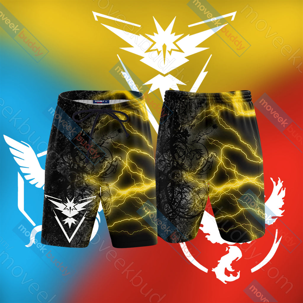 Pokemon Go - House Instinct There Is No Shelter From The Storm Beach Shorts