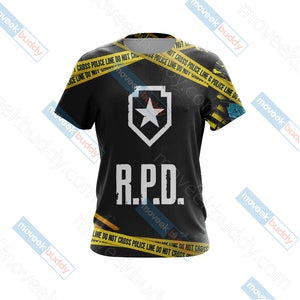 Resident Evil - R.P.D Unisex 3D T-shirt