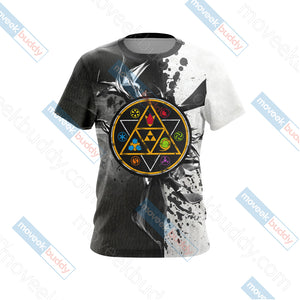 The Legend of Zelda - Sage Medallions Unisex 3D T-shirt