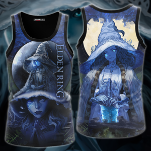 Elden Ring Ranni The Witch (Renna) Video Game 3D All Over Print T-shirt Tank Top Zip Hoodie Pullover Hoodie Hawaiian Shirt Beach Shorts Jogger