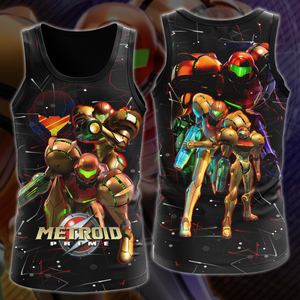 Metroid Prime Remastered Video Game 3D All Over Printed T-shirt Tank Top Zip Hoodie Pullover Hoodie Hawaiian Shirt Beach Shorts Jogger