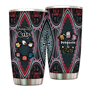 Dungeons And Cats Tumbler