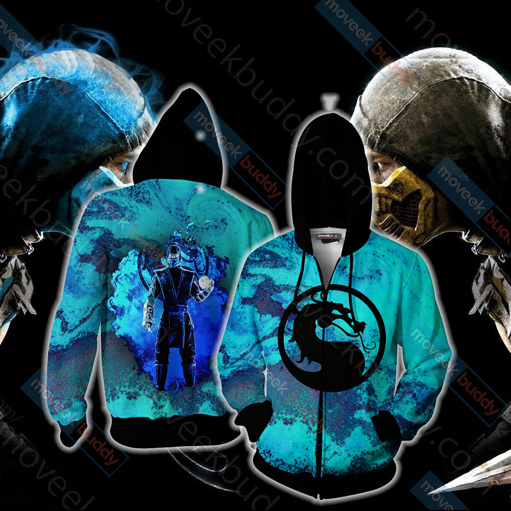 Mortal Kombat - Subzero New Version Unisex 3D Zip Hoodie Jacket