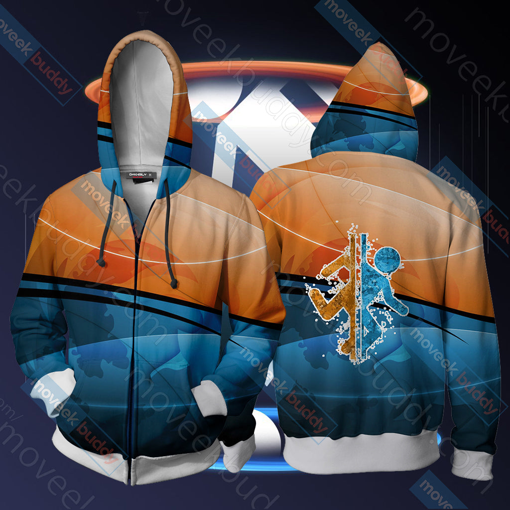 Portal Unisex Zip Up Hoodie Jacket