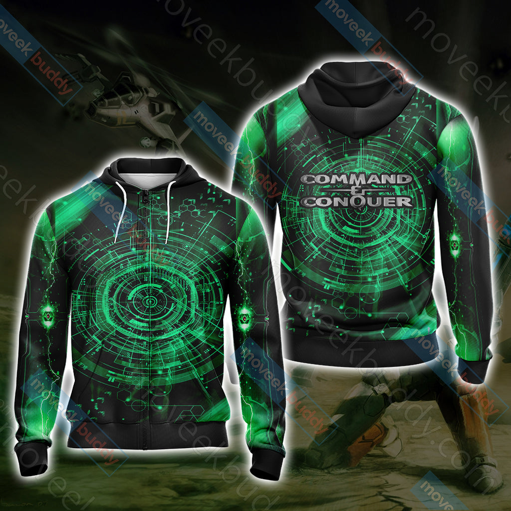 Command and Conquer Unisex Zip Up Hoodie Jacket