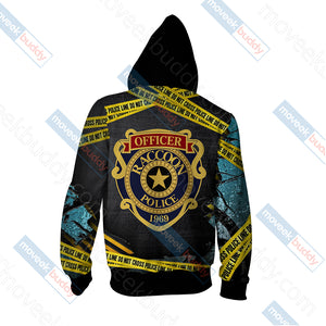 Resident Evil - R.P.D Unisex Zip Up Hoodie Jacket