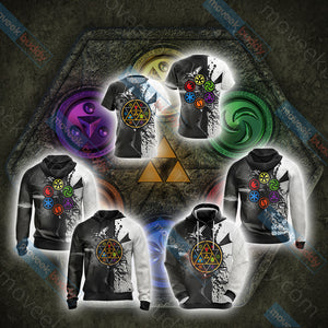 The Legend of Zelda - Sage Medallions Unisex 3D T-shirt