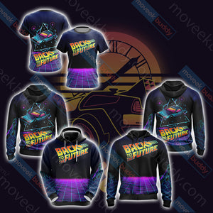 Back To The Future Unisex Zip Up Hoodie