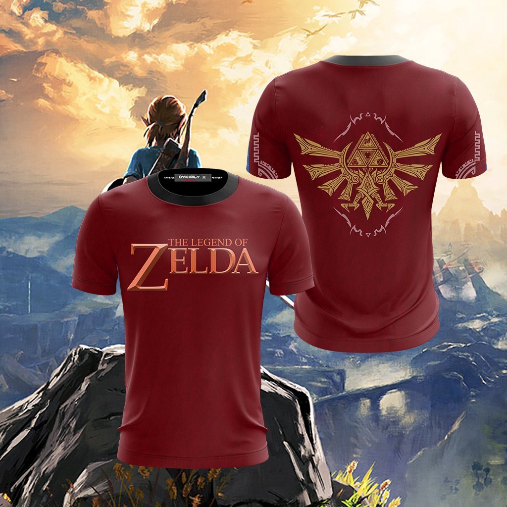 The Legend Of Zelda Wing Crest Unisex 3D T-shirt
