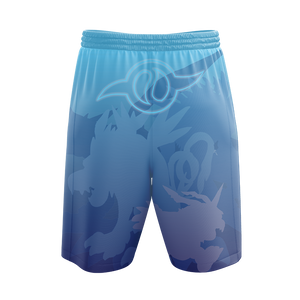 Digimon Garurumon 3D Beach Shorts