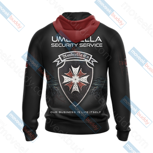 Resident Evil Umbrella Security Service (USS) Unisex 3D Hoodie